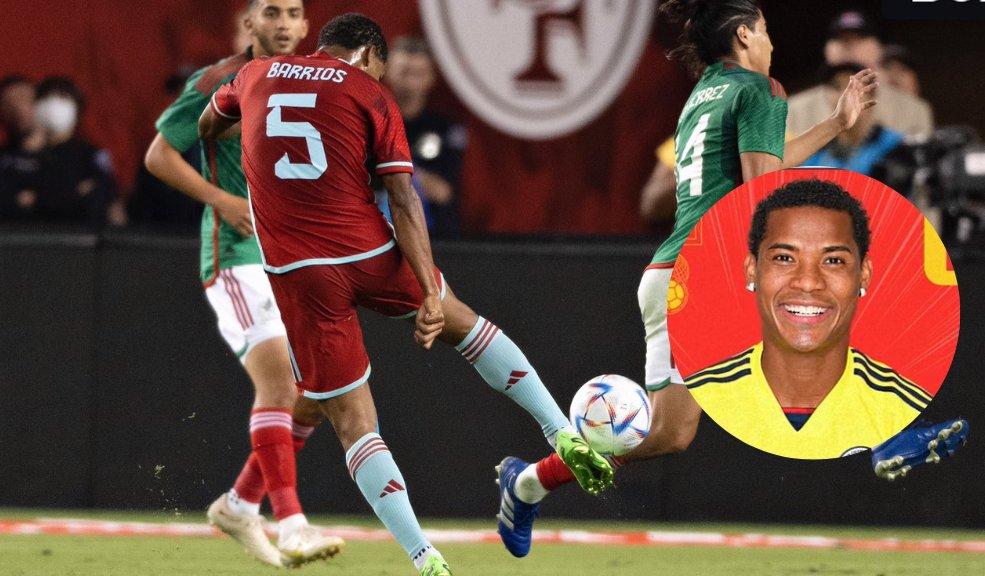 Pintura de Wilmar Barrios de la ventaja a Colombia 2 Pintura de Wilmar Barrios de la ventaja a Colombia La tricolor se enfrenta este martes a la selección de México en Estados Unidos. Junto a el increíble doblete de Sinisterra, Wilmar Barrios le dio la ventaja a la selección.