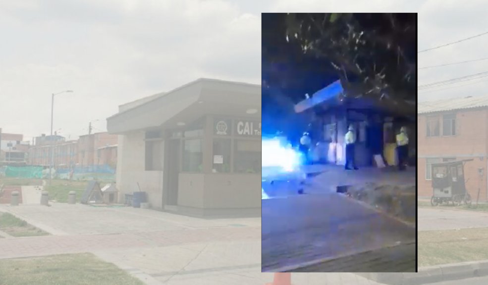 Queman otro CAI en Bogotá, esta vez en Bosa Otro CAI fue vandalizado y quemado en la capital, esta vez fue en Bosa Brasilia, sur de Bogotá. Dos personas resultaron heridas.