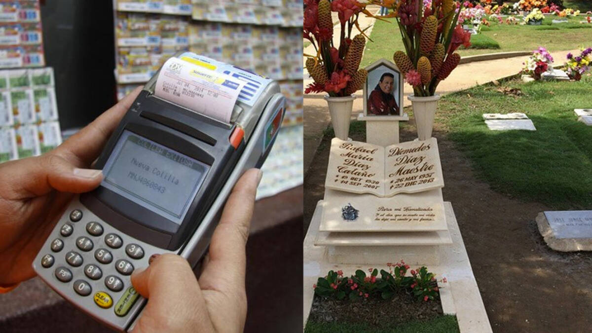 4 mil personas ganaron el chanche con el número de la tumba de Diomedes Más de 4.000 personas ganaron el chance con el número 1108, que corresponde al lote donde están las tumbas de Diomedes Díaz y su hijo, Martín Elías, en Jardines del Ecce Homo en Valledupar, que cayó el pasado 25 de agosto con el sorteo 2653 de la lotería de Bogotá.