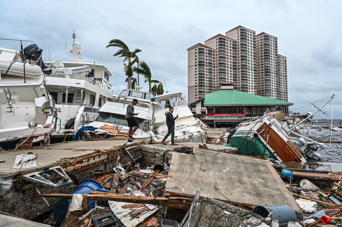 Las devastadoras imágenes que dejó el huracán 'Ian' 4 Las devastadoras imágenes que dejó el huracán 'Ian' Luego de que en la madrugada de este jueves 29 de septiembre el huracán 'Ian' tocara tierra en las costas de la Florida, en los Estados Unidos, se pudieron conocer las estremecedoras imágenes de las afectaciones que sufrieron las edificaciones que dejó esta catástrofe.