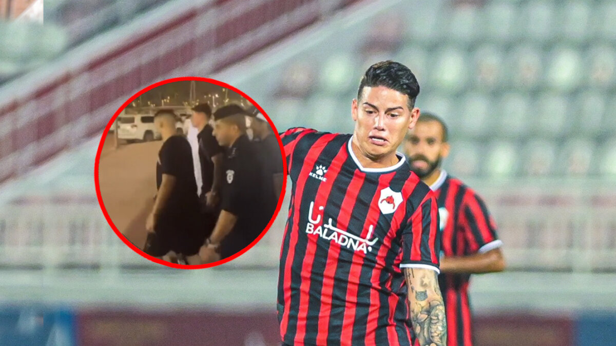 James Rodríguez protagonizó escándalo en Catar Ugly scenes last night as James Rodriguez left the Abdullah bin Khalifa Stadium after Rayyan lost 2-1 to Markhiya.