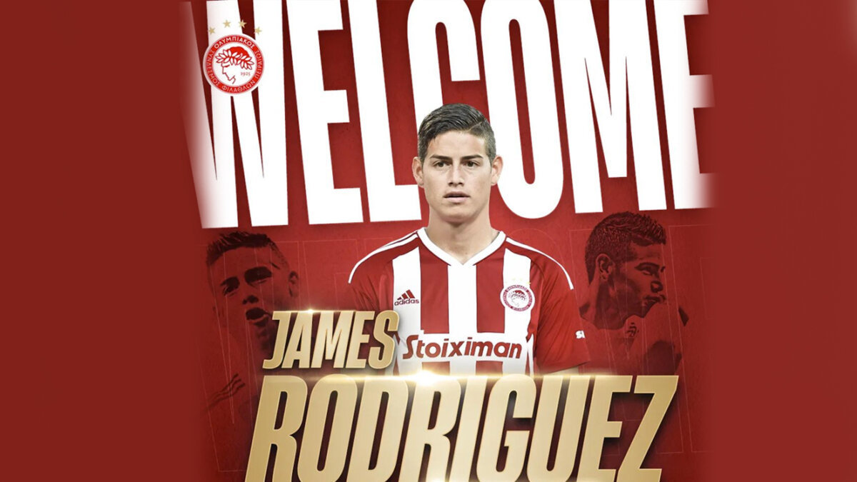 James fue presentado como nuevo jugador del Olympiacos 2 James fue presentado como nuevo jugador del Olympiacos Inicia una nueva era para James Rodríguez. El 10 de la Selección Colombia finalmente cumplió su deseo de volver a Europa, pues este jueves fue presentado como nuevo jugador del Olympiacos de Grecia.