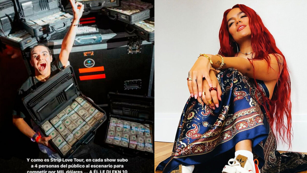 Karol G le regaló una millonada a fanático en pleno concierto  La cantante paisa Karol G sorprendió a sus seguidores al regalarle una millonada a un fan en uno de sus recientes conciertos, en medio de su gira ‘Strip Love Tour’.