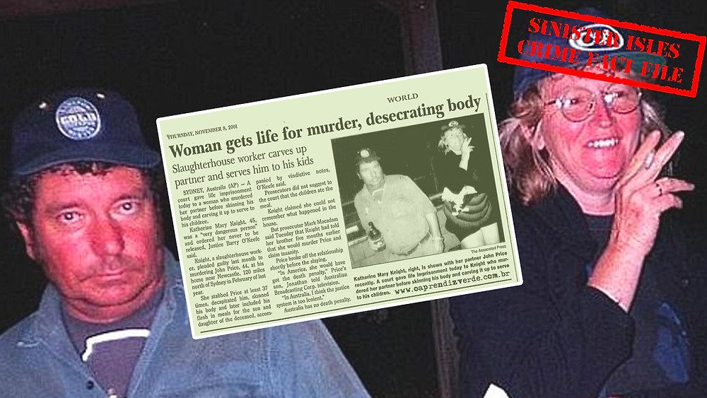 La historia de la mujer que despellejó a su pareja e intentó alimentar a sus hijos con su cuerpo 1 La historia de la mujer que despellejó a su pareja e intentó alimentar a sus hijos con su cuerpo Aunque parezca sacada de una película de terror la historia de una mujer que mató a su pareja y luego cocinó partes de su cuerpo para servirla a sus hijos, es real y ocurrió en Australia en el año 2020.