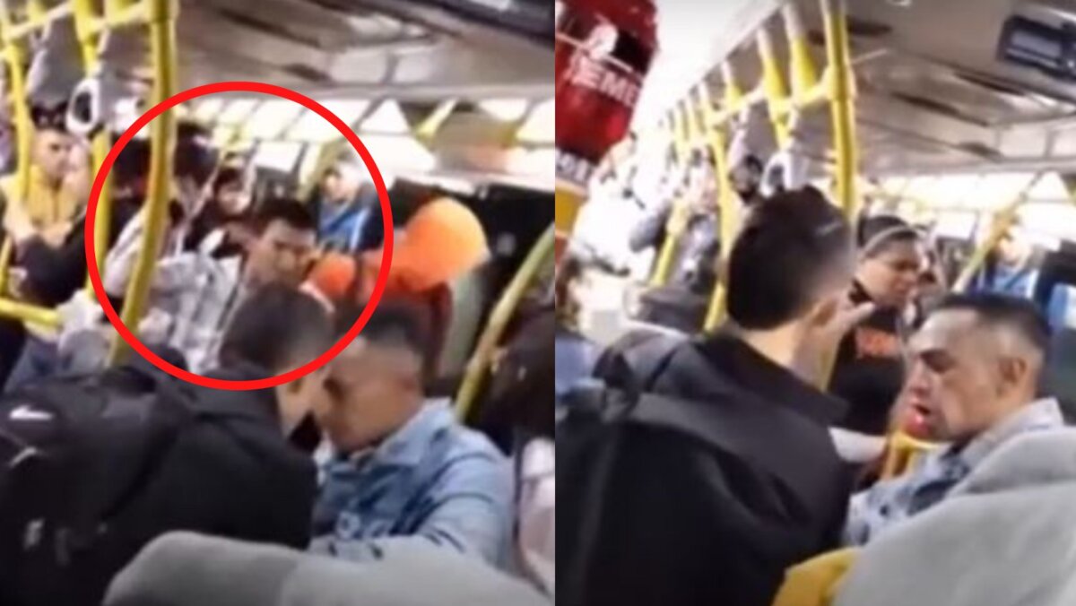 Impactantes imágenes: pasajero grabó el momento en que asesinaron a joven en TM 1 Impactantes imágenes: pasajero grabó el momento en que asesinaron a joven en TM Momentos de pánico y angustia vivieron los pasajeros que presenciaron el asesinato de un joven de tan solo 15 años dentro de un articulado de TransMilenio, sin embargo, en medio del temor y la incertidumbre, un hombre grabó lo que sucedió.