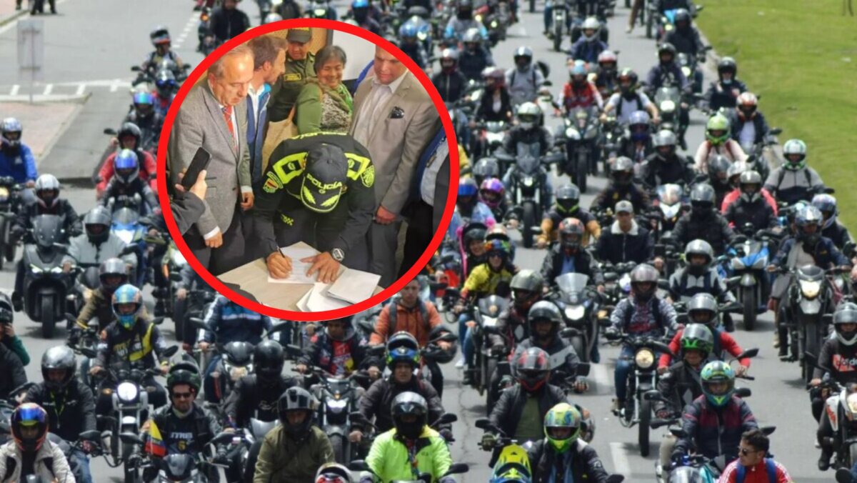 Atención: MinTransporte y motociclistas llegaron a los primeros acuerdos Luego de una extensa reunión que duró cuatro horas entre el Ministro de Transporte, Guillermo Reyes, y más de 50 representantes de los motociclistas que protestaron hoy por las calles de Bogotá, se logró llegar a los primeros acuerdos y se firmó un documento que contiene más de diez compromisos que se dividen en cuatro puntos.