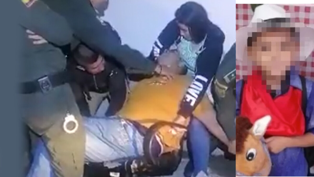Con el diablo adentro: padrastro de Maximiliano protagonizó inquietante momento En redes sociales se viralizó un video, en el que se ve el momento de la captura del padrastro del niño Maximiliano, quien es uno de los principales sospechosos de su desaparición en Antioquia.
