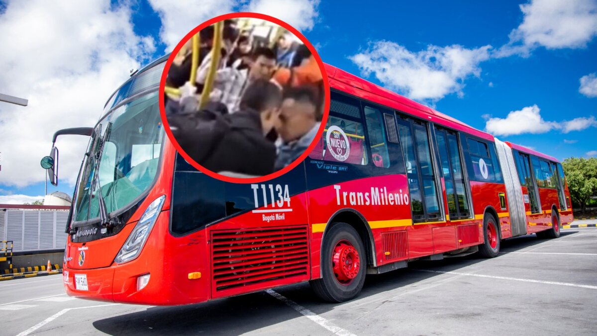 Impactantes imágenes: pasajero grabó el momento en que asesinaron a joven en TM  Momentos de pánico y angustia vivieron los pasajeros que presenciaron el asesinato de un joven de tan solo 15 años dentro de un articulado de TransMilenio, sin embargo, en medio del temor y la incertidumbre, un hombre grabó lo que sucedió.