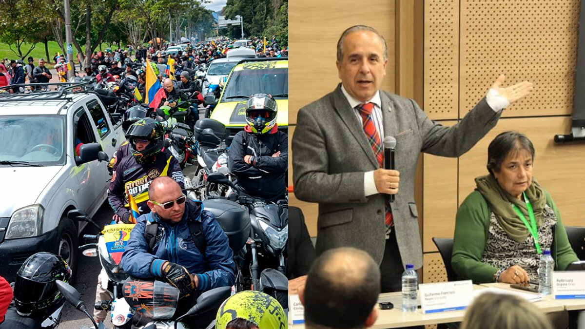 MinTransporte se reúne con moteros para buscar soluciones Cientos de moteros salieron nuevamente a protestar este miércoles en Bogotá. Esta vez por el alza en el precio de la gasolina y el posible aumento en el SOAT.