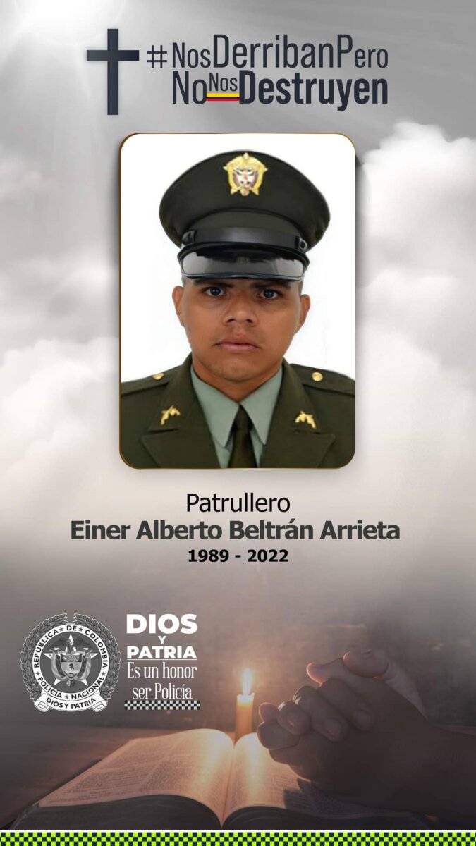 Quién era Einer Beltrán, el patrullero asesinado en El Restrepo El patrullero Einer Beltrán murió la tarde de este jueves al interior de un consultorio odontológico ubicado en el barrio El Restrepo (en la localidad de Antonio Nariño) a manos de unos delincuentes, quienes montaron todo un plan para rescatar a un detenido.