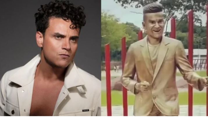 “Se parece más a Luis Díaz”: Burlas por estatua de Silvestre Dangond Un homenaje al folclor vallenato terminó en burlas tras la inauguración de una serie de esculturas de cantantes de este género en el municipio de La Jagua del Pilar, en La Guajira. Resulta que la estatua de Silvestre Dangond, según los ciudadanos, terminó pareciéndose más al futbolista de la Selección Colombia, Luis Díaz.