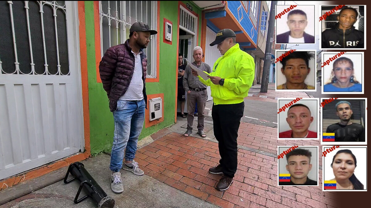 Cayeron 8 peligrosos homicidas en Bogotá Un duro golpe a la delincuencia le dio la Policía Metropolitana de Bogotá en las últimas horas con la captura de ocho personas que pertenecerían a tres peligrosas bandas criminales que estarían detrás de varios homicidios perpetrados en la capital. Se trata de los 'Osiris', 'Verdugos' y 'Fénix'.