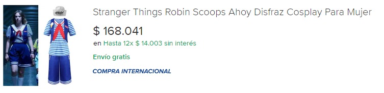 ¿Todavía no sabe de qué disfrazarse? Le mostramos los disfraces más buscados y sus precios 4 ¿Todavía no sabe de qué disfrazarse? Le mostramos los disfraces más buscados y sus precios Según un estudio, los disfraces más buscados en los últimos días en Google están relacionados con series de Netflix. ‘La Casa de Papel’, ‘El Juego del Calamar’, ‘Élite’, ‘Vikingos’ y ‘Stranger Things’ están entre las más buscadas en Colombia para disfrazarse.