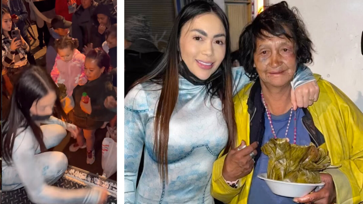 El 'chascarrillo' que le pasó a Epa Colombia entregando tamales 'Epa Colombia', la empresaria de las keratinas que ha generado todo tipo de polémicas por su comportamiento, en esta ocasión lo que se llevó fue aplausos y halagos, tras haber repartido tamales a habitantes en condición de calle.