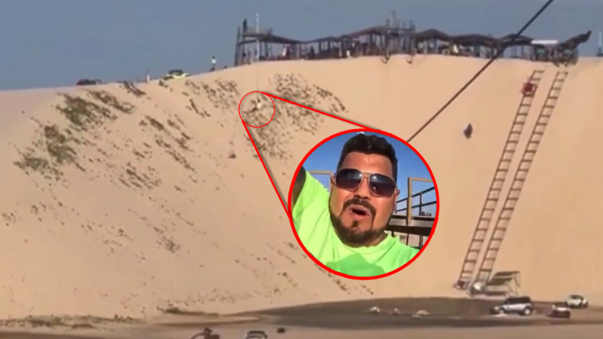 Turista grabó el momento de su muerte cuando se lanzó de juego extremo 5 Turista grabó el momento de su muerte cuando se lanzó de juego extremo En video quedó registrado el momento exacto que un hombre falleció cuando le lanzó de una tirolesa. Lo impactante de lo sucedido fue que el propio turista fue el que grabó su trágica muerte.