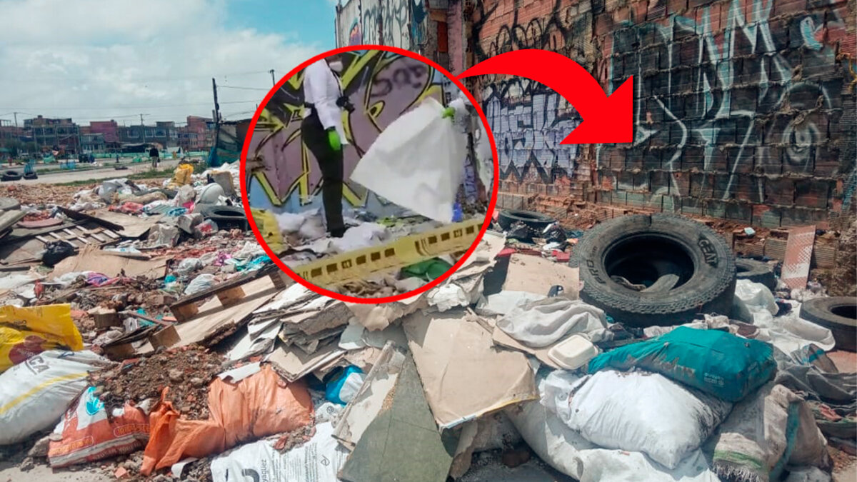 Triste hallazgo de bebé en Kennedy “Al bebecito lo encontró una señora que trabaja en una empresa de aseo, ella estaba barriendo en la esquina donde dejaron a la criatura, que es un botadero de basura y escombros que vive lleno de recicladores”, le dijo Q'HUBO un comerciante de la zona que se encontró con el levantamiento del cuerpo de un bebé de apenas 8 meses, el cual fue abandonado la madrugada de ayer en un sector del barrio Patio Bonito (Kennedy).
