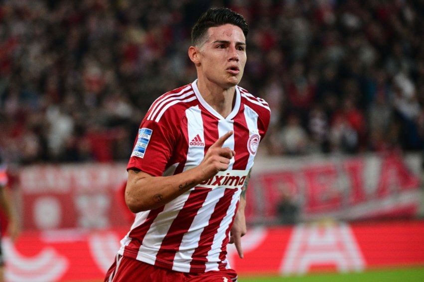James Rodríguez marcó su primer gol con la camiseta de Olympiacos El colombiano James Rodríguz, anotó su primer gol con la camiseta de los Olympiacos, en la octava fecha contra PAOK, donde el '10' fue titular.