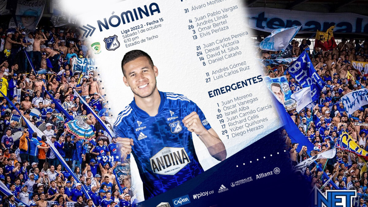 Con esta nómina, Millonarios enfrentará a La Equidad en Techo Tras la amarga derrota contra el Junior, en la ida de la final de la Copa Colombia, Millonarios debe cambiar la página y pensar en la Liga. Esta tarde (6:10 p. m.), en el estadio de Techo (Kennedy), el conjunto ‘Embajador’ visitará a La Equidad con el objetivo de ganar para seguir en lo más alto de la tabla.