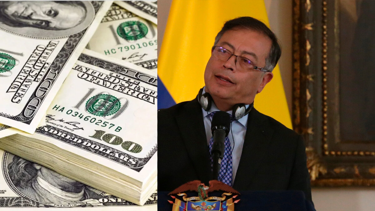 Dólar por las nubes tras propuesta de Petro Nuevamente el dólar se disparó y esta vez aparentemente se le atribuyen a los trinos del presidente Gustavo Petro, relacionados con la inflación en el país, y una crítica a la tasa de interés del Banco de la República.