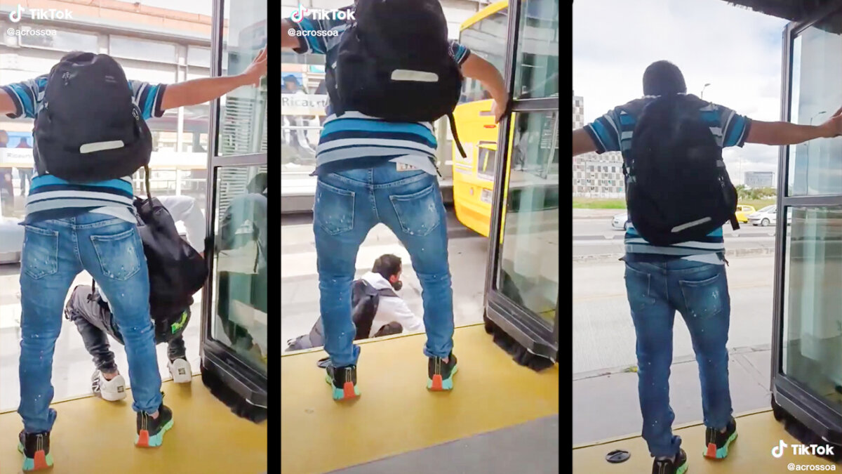 EN VIDEO: Hombres arriesgaron su vida saltando de TM en movimiento 10 EN VIDEO: Hombres arriesgaron su vida saltando de TM en movimiento No se pierda: ¿Por qué dejaron libres a 13 ladrones de TM?