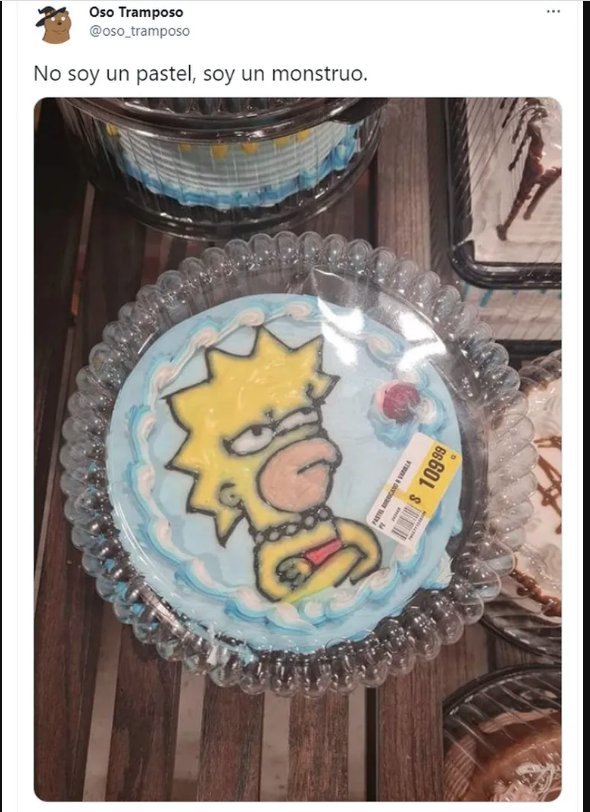 “La Homerolisa”: Se burlan de torta de Lisa Simpson que no se parece al tierno personaje 1 “La Homerolisa”: Se burlan de torta de Lisa Simpson que no se parece al tierno personaje Viral se hizo una torta de Lisa Simpson y todo porque, en vez de parecerse al tierno personaje de la serie creada por Matt Groening, más bien parece “un monstruo”.