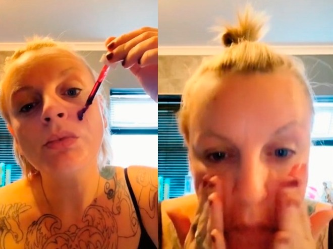 Mascarilla con sangre menstrual causa polémica A través de la plataforma Tik Tok circulan videos de una nueva y peligrosa tendencia que consiste en aplicar sangre menstrual en el rostro como una mascarilla casera el cuidado de la piel. Expertos advierten sobre esto.
