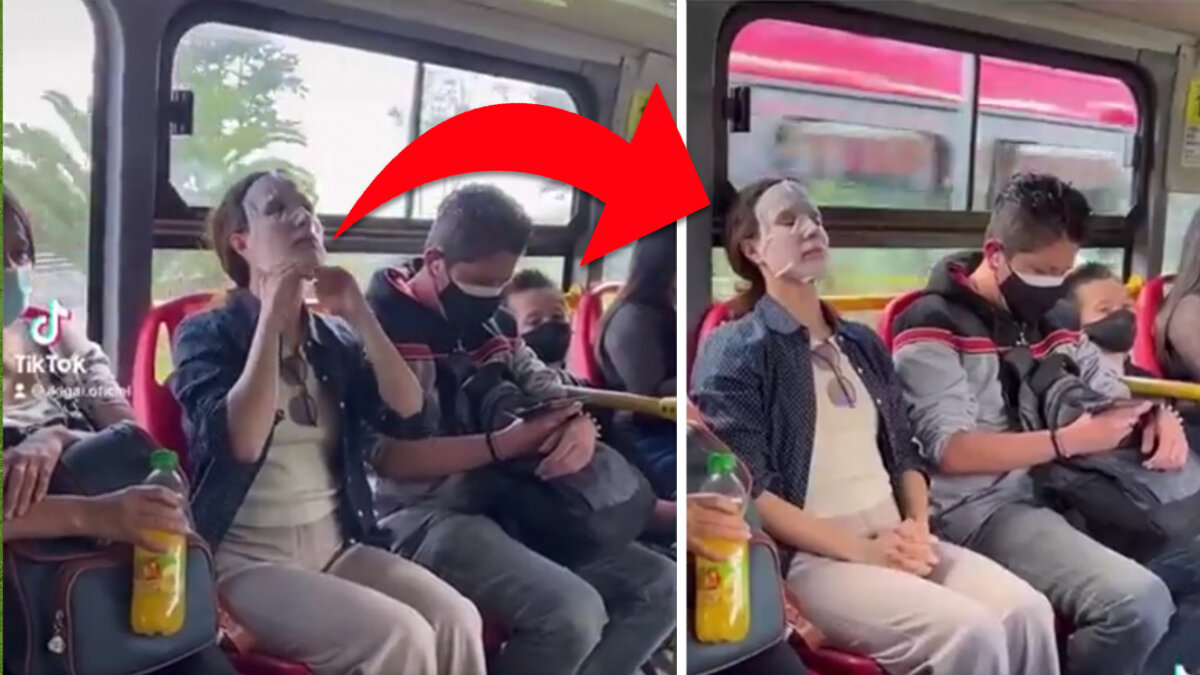 VIDEO: Pasajera se hizo sesión de spa en pleno TM En las imágenes se ve a una joven sentada en uno de los buses de TM y que para no desaprovechar el tiempo mientras llega a su destino, decide hacerse una rutina de belleza como si estuviera en cualquier peluquería.