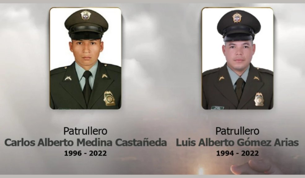 Dos policías asesinados por disidencias de las Farc 3 Dos policías asesinados por disidencias de las Farc Un nuevo ataque atemoriza a los habitantes de La Montañita, zona rural de Caquetá, en el que 2 policías murieron y 3 más, resultaron heridos, esto a manos de un hostigamiento de la disidencias de la Farc.