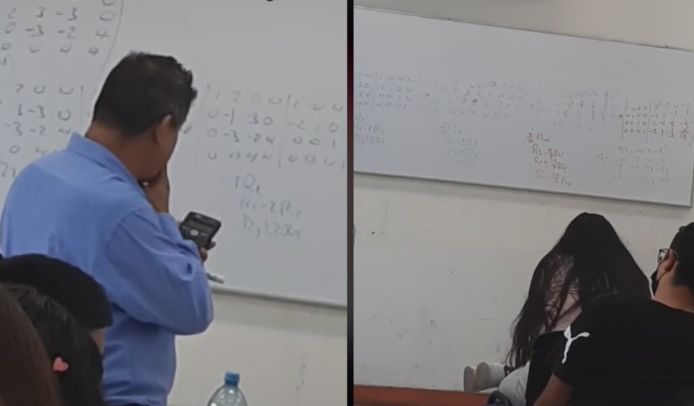 Tremendo problema matemático puso este profesor que ni él pudo resolverlo Profesor de ingeniería se puso de creativo e hizo un problema matemático para que sus alumnos lo resolvieran, pero para sorpresa de la clase, ni él lo pudo resolver.