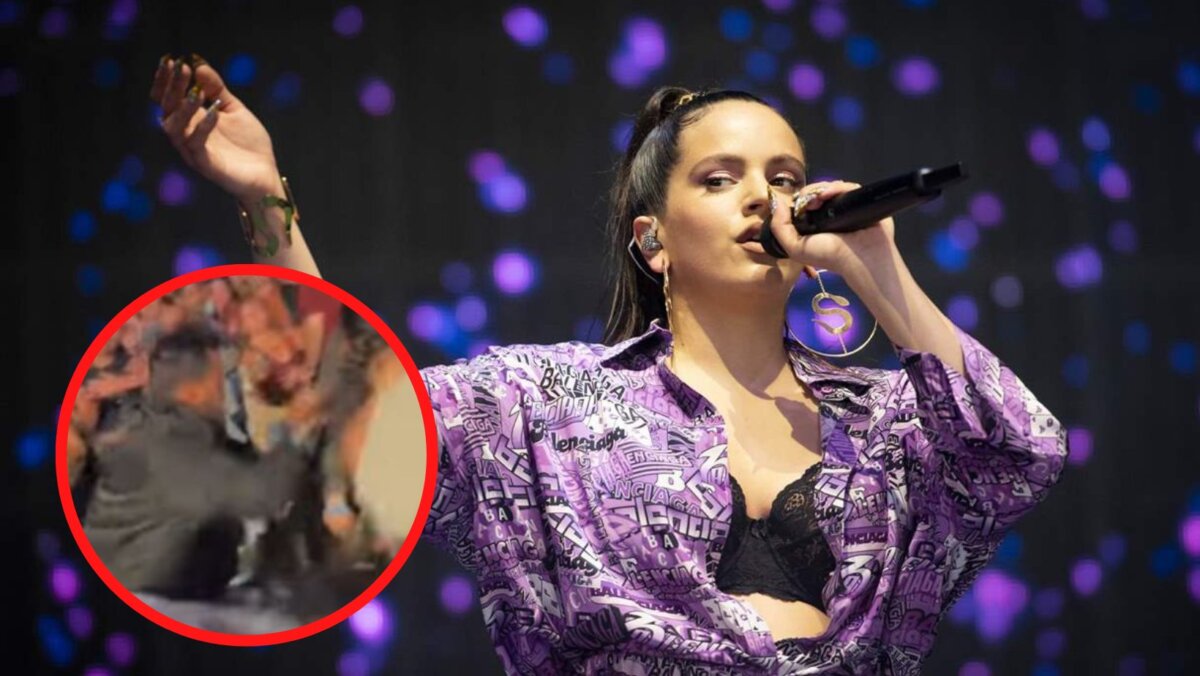 VIDEO: Asistentes al concierto de Rosalía se dieron en la jeta 4 VIDEO: Asistentes al concierto de Rosalía se dieron en la jeta A punta de puños y patadas terminaron los asistentes a un concierto de la cantante española Rosalía. Los fanáticos quedaron registrados en video mientras se agarraban a la mitad del show de la artista.