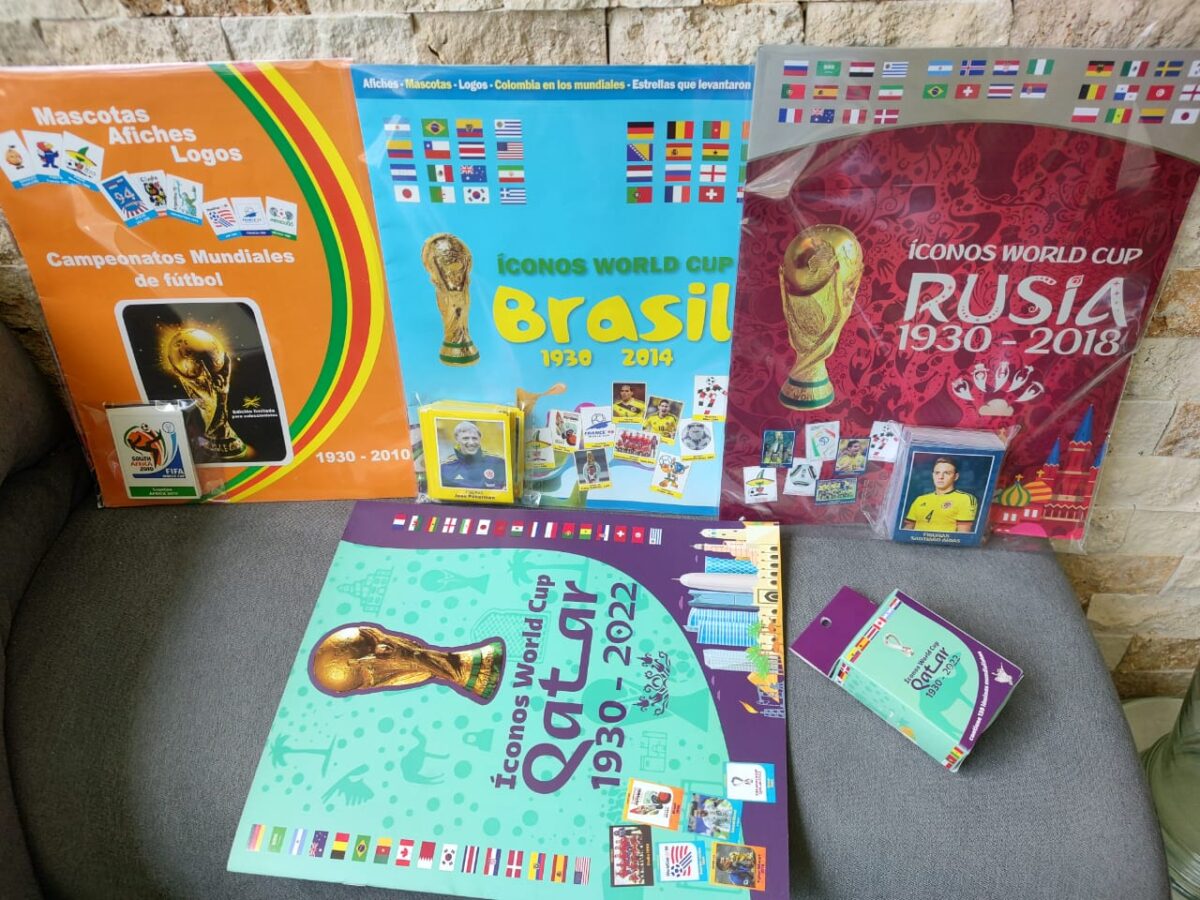 El talentoso bogotano que creó su propio álbum Panini La capital colombiana está llena de talento y gente emprendedora, como es el caso de este bogotano que creó sus propios álbumes de Panini para los aficionados que no pudieron adquirirlo y que además, quieren conocer la historia de todos los mundiales.