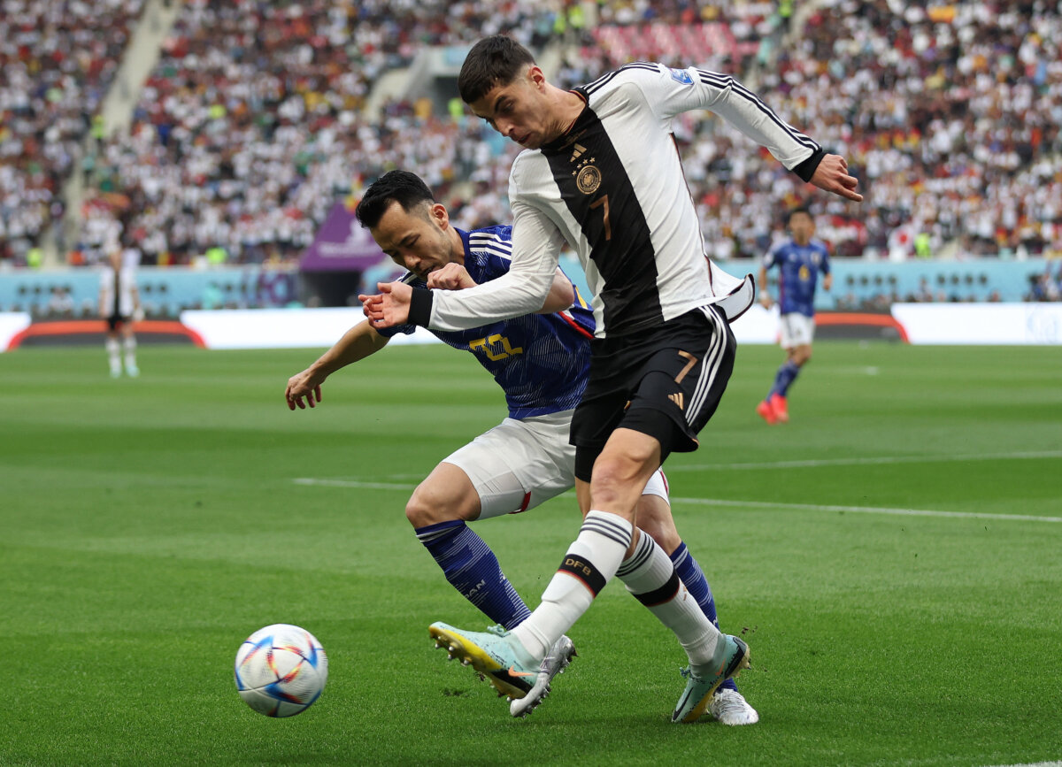 Histórico: Japón derrota a la poderosa y encopetada Alemania 2 Histórico: Japón derrota a la poderosa y encopetada Alemania Japón firmó una remontada para la historia al derrotar 2-1 a Alemania este miércoles en el estadio Khalifa de Doha, en la entrada en liza de ambos equipos en el Mundial de Catar, un día después de que Argentina cayera por el mismo resultado ante Arabia Saudita.