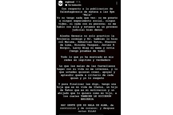 Aleska Génesis: puso a dudar si brujería se trató de una estrategia publicitaria 1 Aleska Génesis: puso a dudar si brujería se trató de una estrategia publicitaria Aleska Génesis se vio involucrada en un tremendo escándalo que está hasta para alquilar balcón. Resulta que la modelo venezolana, que fue novia del Nicky Jam, apareció hace unos días en varios videos con una supuesta santera, a la que consultó dizque para hacerle brujería al cantante reguetonero, con el fin que este volviera con ella y se enamora perdidamente de ella .