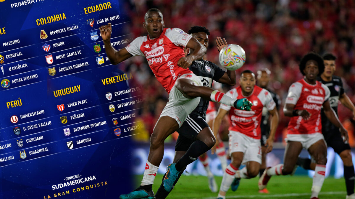 Copa Sudamericana: definidos los rivales de los equipos colombianos Desde la semana del 8 de marzo del próximo año, se dará inicio a la Copa Sudamericana y rodará la pelota.