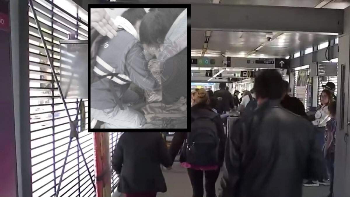Lo apuñalaron en medio de un atraco en estación de TM Los ladrones en Bogotá están desatados. Un joven de 23 años fue apuñalado en medio de un hurto en el puente de la estación de La Alquería. Tras este nuevo hecho de inseguridad las autoridades trasladaron a la víctima en un taxi al centro médico más cercano donde permanece estable.