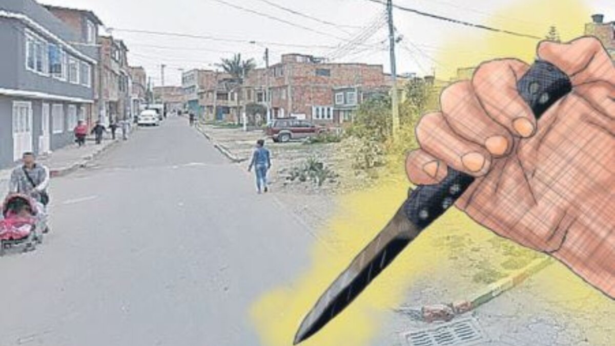 Muerte a puñal en Soacha 1 Muerte a puñal en Soacha Cuando el reloj marcaba las 12:40 de la tarde de ayer, las autoridades fueron alertadas de una muerte violenta en la Carrera 1 con Calle 25C.
