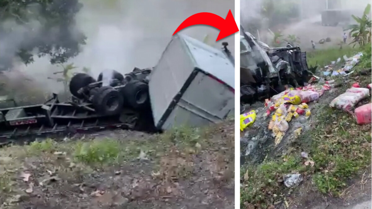 Tractomula se quedó sin frenos y causó terrible accidente: hay dos muertos y un herido En la mañana de este viernes 23 de diciembre, sucedió una tragedia. En la vía que conduce al municipio de Ocaña, Norte de Santander, al municipio de Aguachica (César), una tractomula se quedó sin frenos y se llevó por delante a un camión.