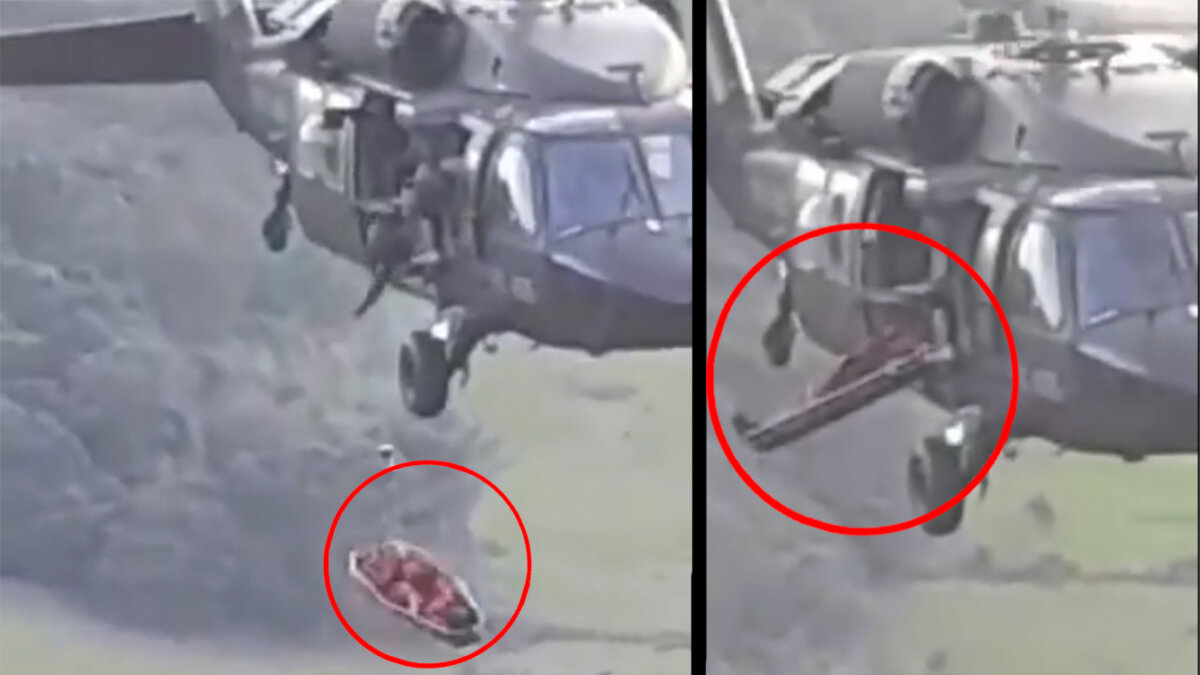 Un milagro: bombero se salvó tras caer por un abismo de 100 metros La Fuerza Aérea de Colombia (FAC), realizó un rescate de un bombero que cayó a un abismo de 100 metros de profundidad en San Juan de Arama, Meta. Por fortuna, el hombre sobrevivió.