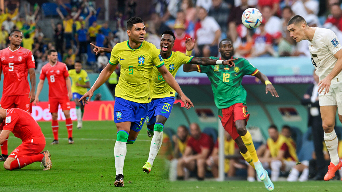Brasil - Camerún y Serbia - Suiza se disputan un cupo a octavos del Mundial 9 Brasil - Camerún y Serbia - Suiza se disputan un cupo a octavos del Mundial Brasil Vs. Camerún