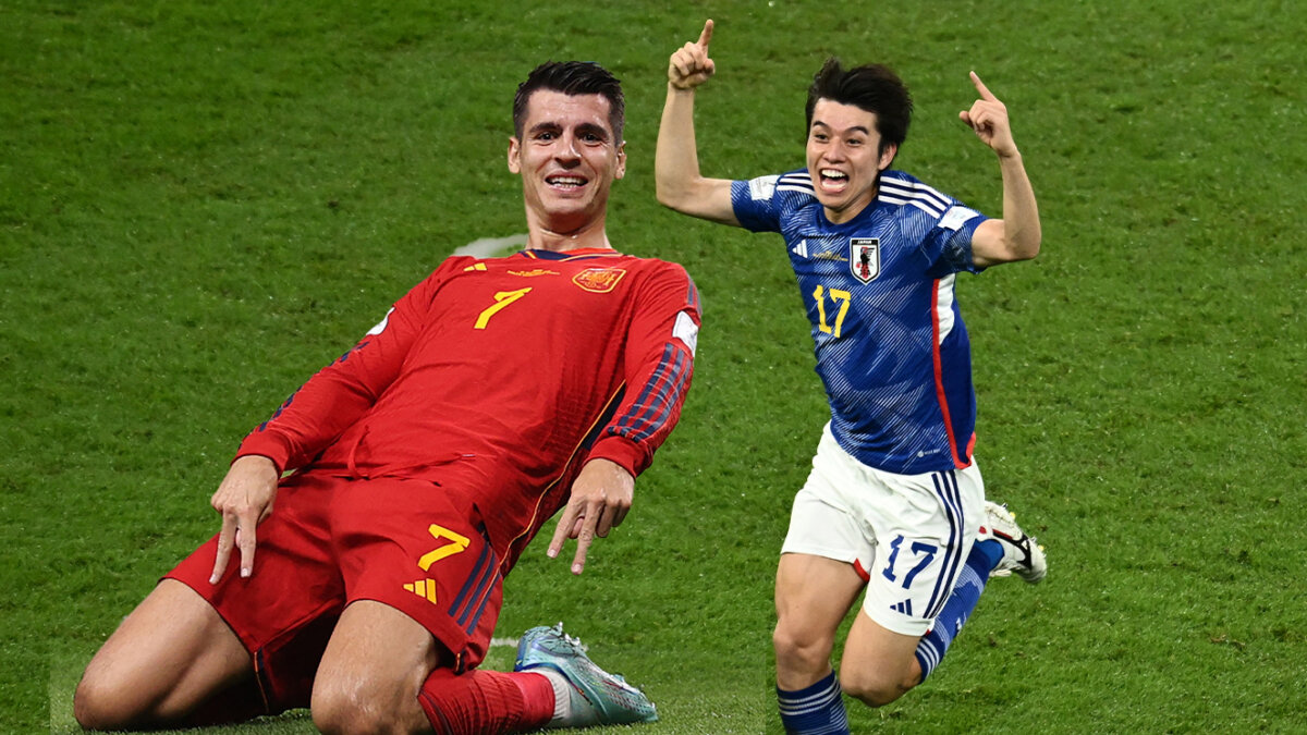 Alemania, otra vez fuera del Mundial; Japón también tumbó a España Finalizan los partidos de este jueves 1 de diciembre con los clasificados del Grupo E, los cuales son Japón y España.