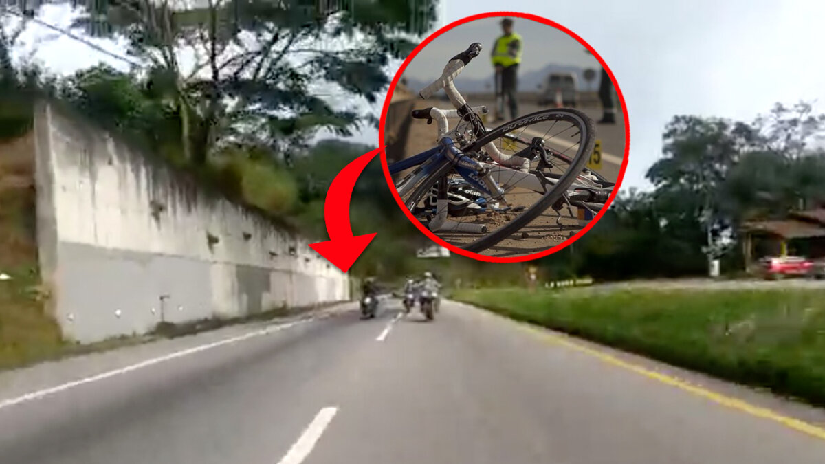 Tremendo accidente: irresponsable motociclista atropelló a ciclista en la vía Bogotá-Villeta 5 Tremendo accidente: irresponsable motociclista atropelló a ciclista en la vía Bogotá-Villeta En video quedó registrado el aparatoso accidente que provocó un irresponsable motociclista en la vía Bogotá-Villeta. En las imágenes, que ya son virales en redes sociales, se puede ver que el conductor de la moto hace una maniobra peligrosa y atropella a un ciclista.