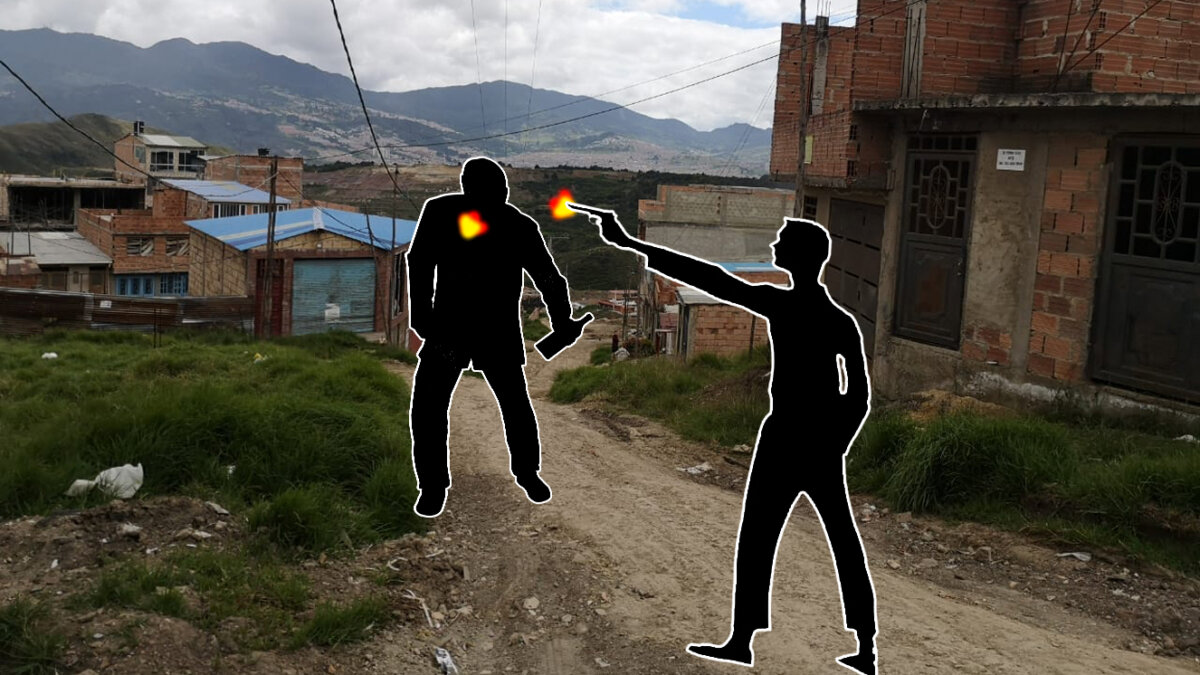 Crimen a bala en Ciudad Bolívar Q’HUBO pudo conocer que a eso de las 5:40 de la tarde de este domingo, las autoridades de Ciudad Bolívar, exactamente los uniformados del CAI Joya, fueron alertados de una desmesurada riña en la invasión del sector de Villa Esperanza.