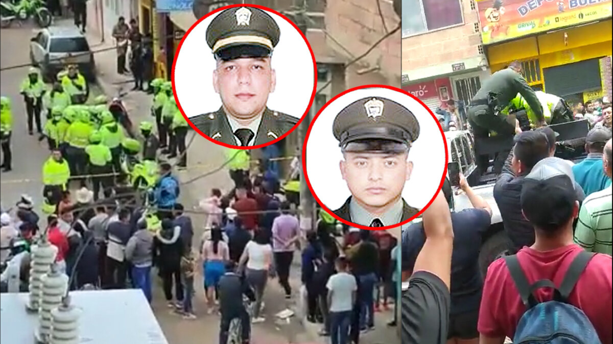 Los detalles del asesinato de dos policías en Bosa 7 Los detalles del asesinato de dos policías en Bosa “Les dispararon a dos policías”, era lo que decía la comunidad, desesperada, que se aglomeró al ver a un gran número de uniformados en la tarde de ayer en el barrio Olivos de Bosa. Mientras ellos ayudaban a trasladar a dos de sus compañeros que habían sido impactados con arma de fuego, el operativo para encontrar al responsable del infame crimen de dos policías inició ante la mirada estupefacta de la comunidad que lamentaba el vil asesinato.