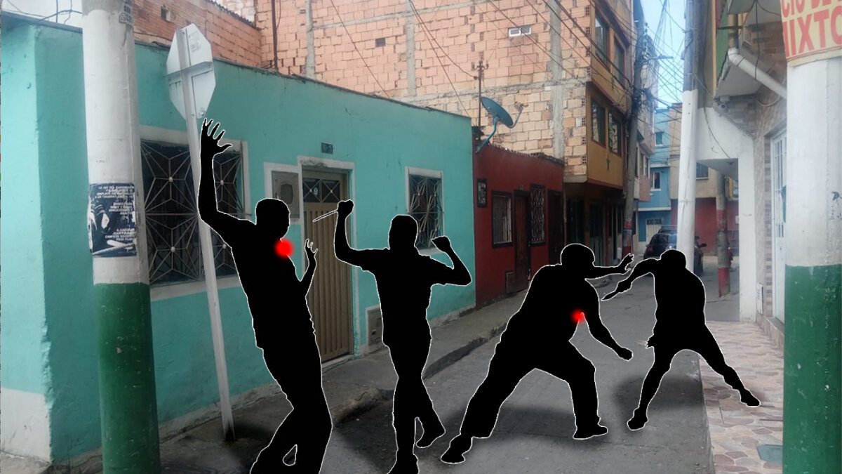 Riña, puñal y muerte en Las Palmas Mientras José Daniel Rondón López agonizaba en la parte de atrás de una patrulla de la policía junto a su primo, sus verdugos trataban de escabullirse por entre las solitarias calles del barrio Las Palmas, en la localidad de Engativá.