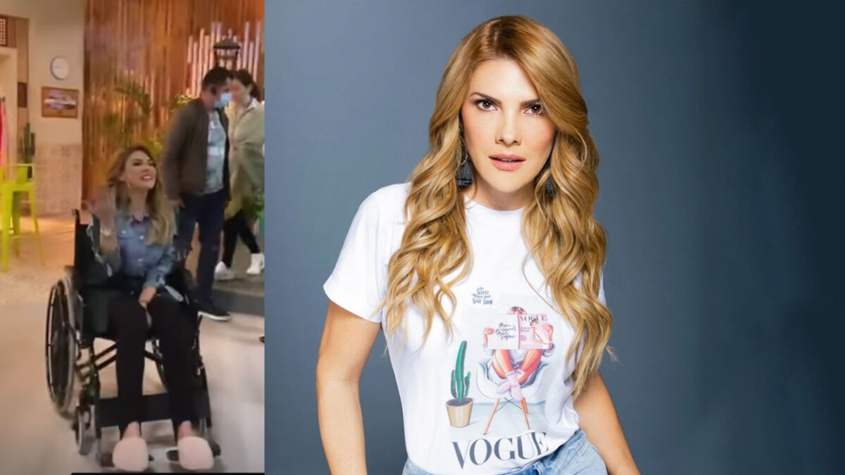 Ana Karina Soto en silla de ruedas por accidente laboral 7 Ana Karina Soto en silla de ruedas por accidente laboral La presentadora Ana Karina Soto terminó en una silla de ruedas luego de tener un accidente en el set de grabación.