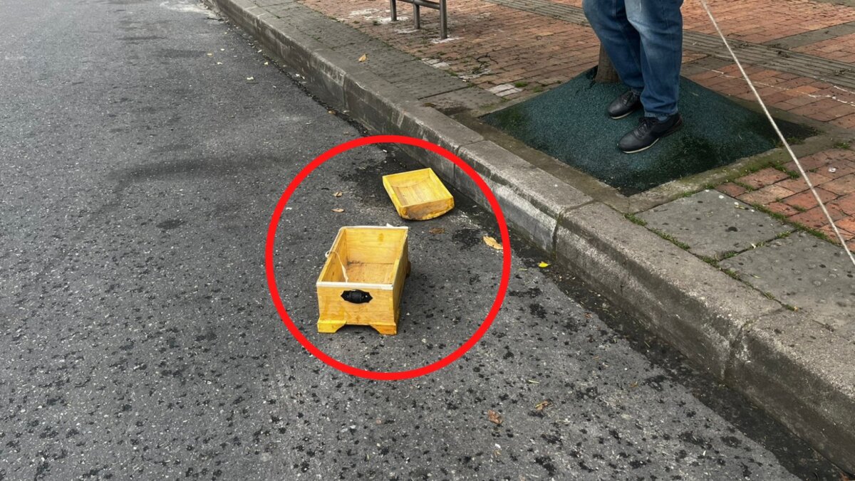 Descartan presencia de artefacto explosivo en Chapinero Ante la alarmante situación, unidades de antiexplosivos llegaron al lugar y revisaron la caja para verificar de qué se trataba.