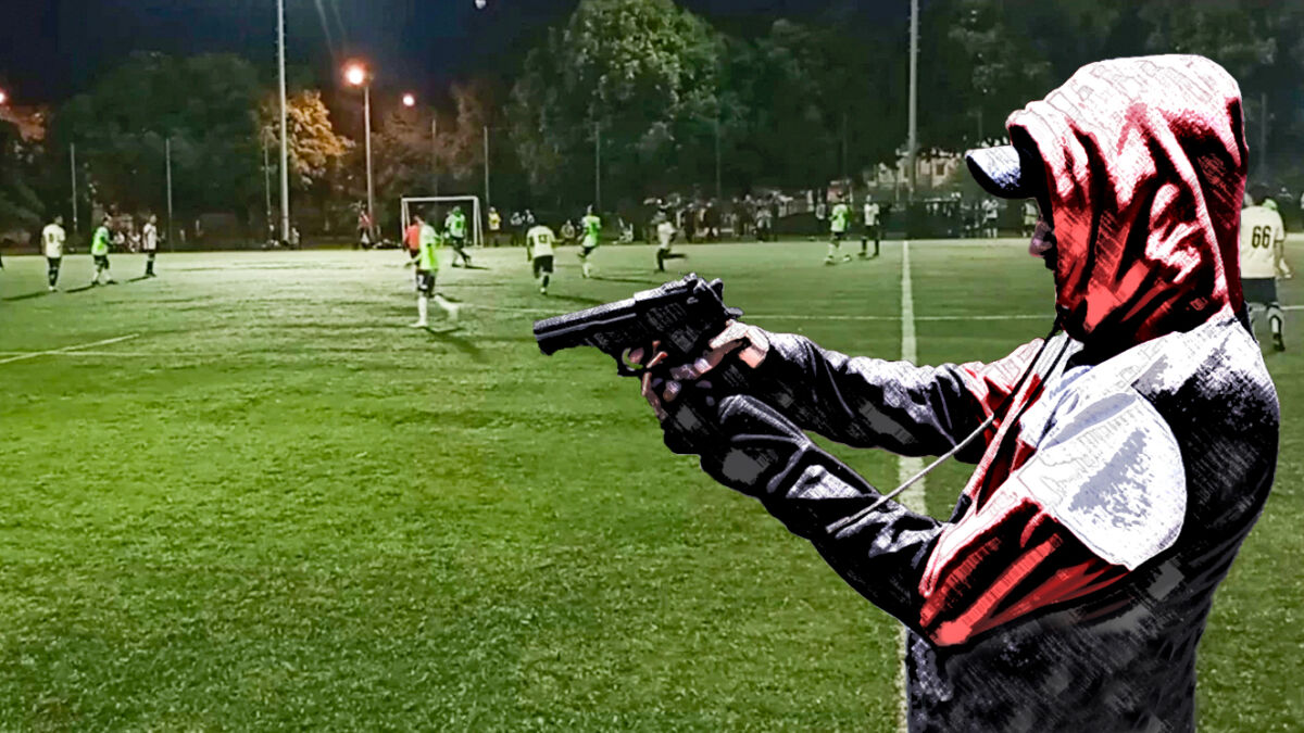 Las balas pitaron el final de un torneo de fútbol en Villaluz Una persona resultó herida tras el comunicado que se conoció por parte del comité organizador del torneo de fútbol Bogolta.