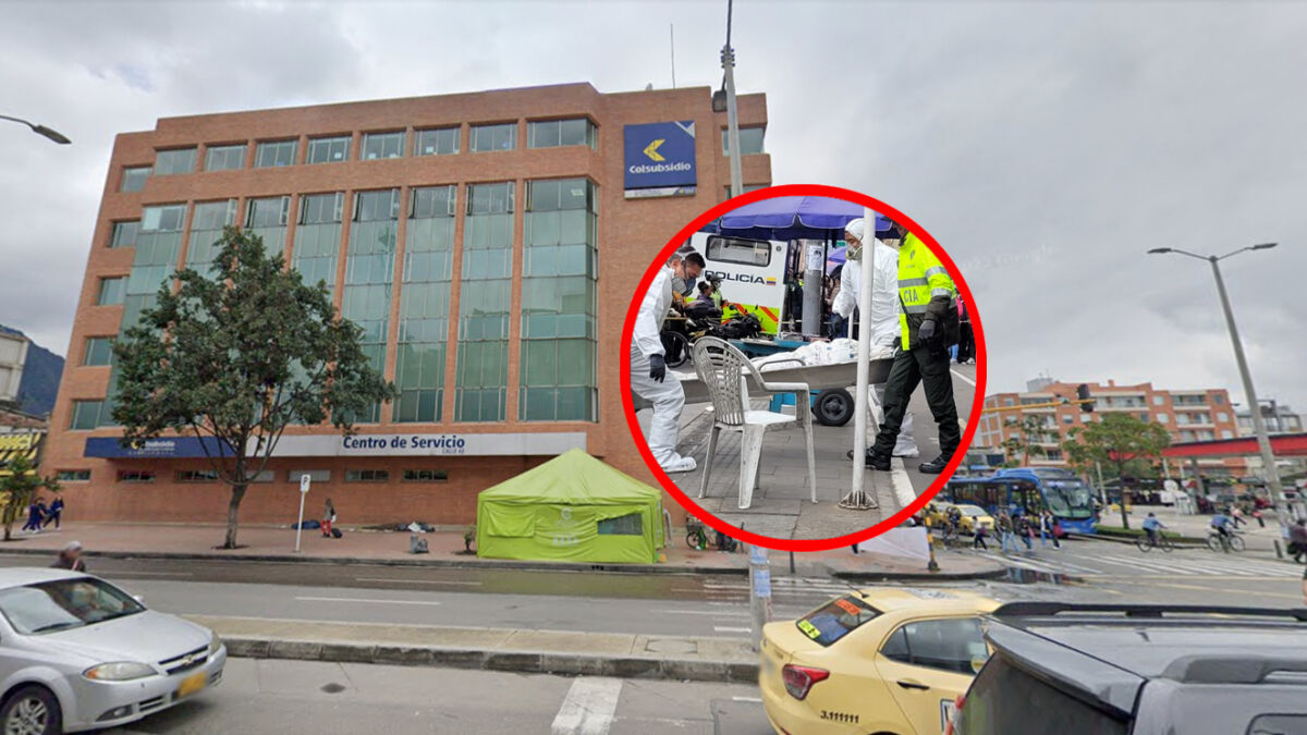 Nuevo caso de suicidio, esta vez en sede de Colsubsidio En las últimas horas se registró una lamentable muerte en una sede de Colsubsidio, justo en la calle 63 con carrera 24 (en Teusaquillo). Un paciente, al parecer psiquiátrico, se lanzó al vacío desde un piso alto y perdió rápidamente la vida.