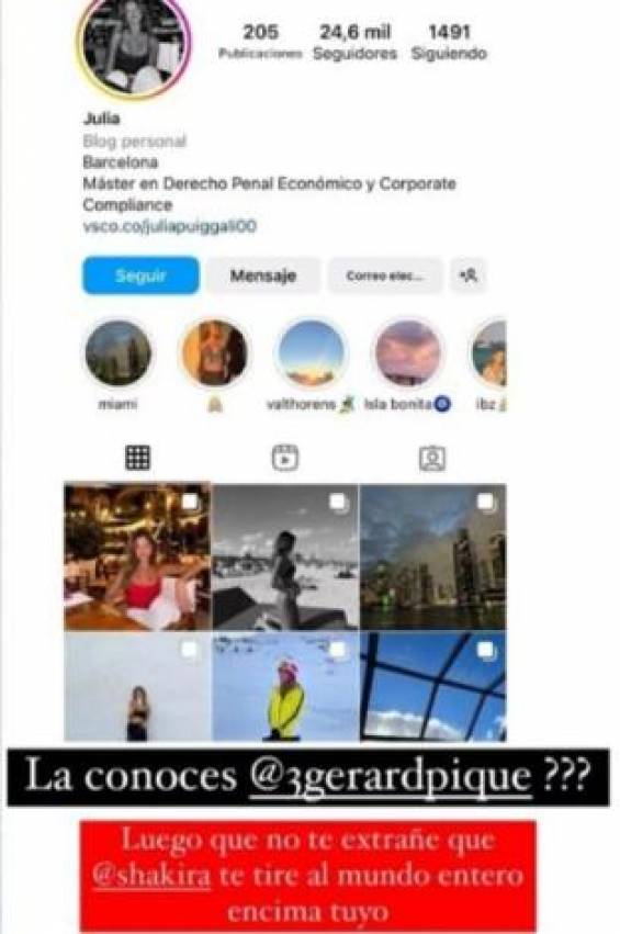 Piqué ya le habría sido infiel a Clara Chía, según paparazzi español Al parecer, Piqué le habría sido infiel a su actual novia, Clara Chía, con otra joven que también vive en Barcelona, España. El rumor se conoció por la publicación del paparazzi Jordi Martin, quien sigue a la colombiana y a su pareja desde hace años.