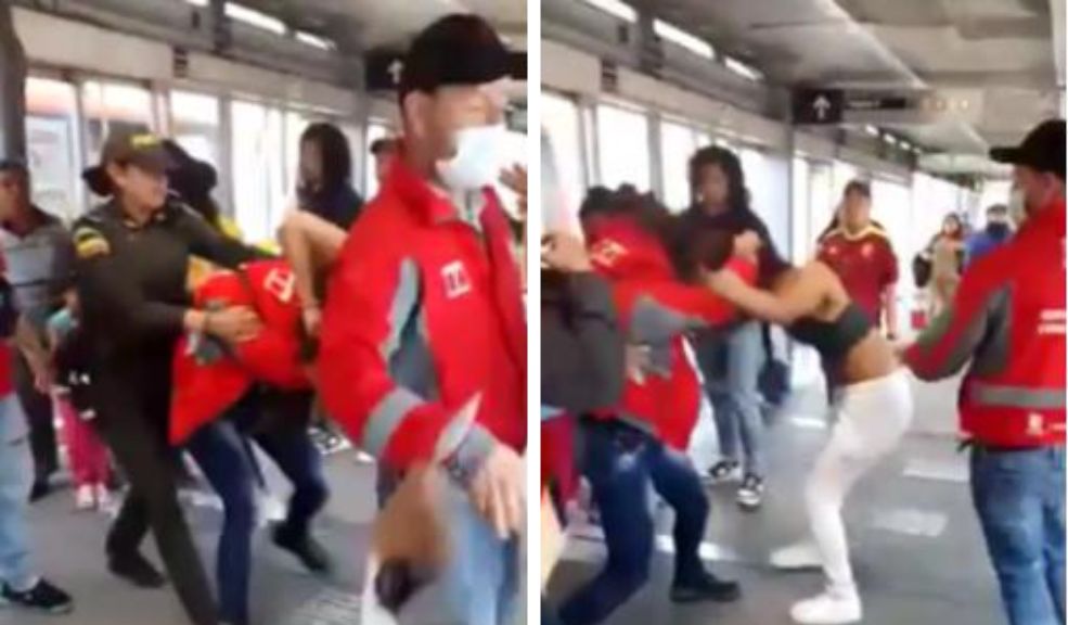 Mujer agredió a gestora de TransMilenio quien le reclamó por evadir el pasaje 4 Mujer agredió a gestora de TransMilenio quien le reclamó por evadir el pasaje Otro caso de intolerancia sucedió al interior de una estación de TransMilenio. El hecho fue grabado por un usuario, en el que se ve a una mujer aparentemente de nacionalidad extranjera, quien atacó a una gestora del sistema de transporte.